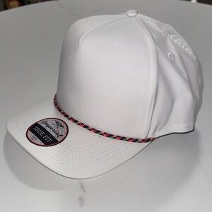White Imperial SnapBack W/ Neon Colored Rope
